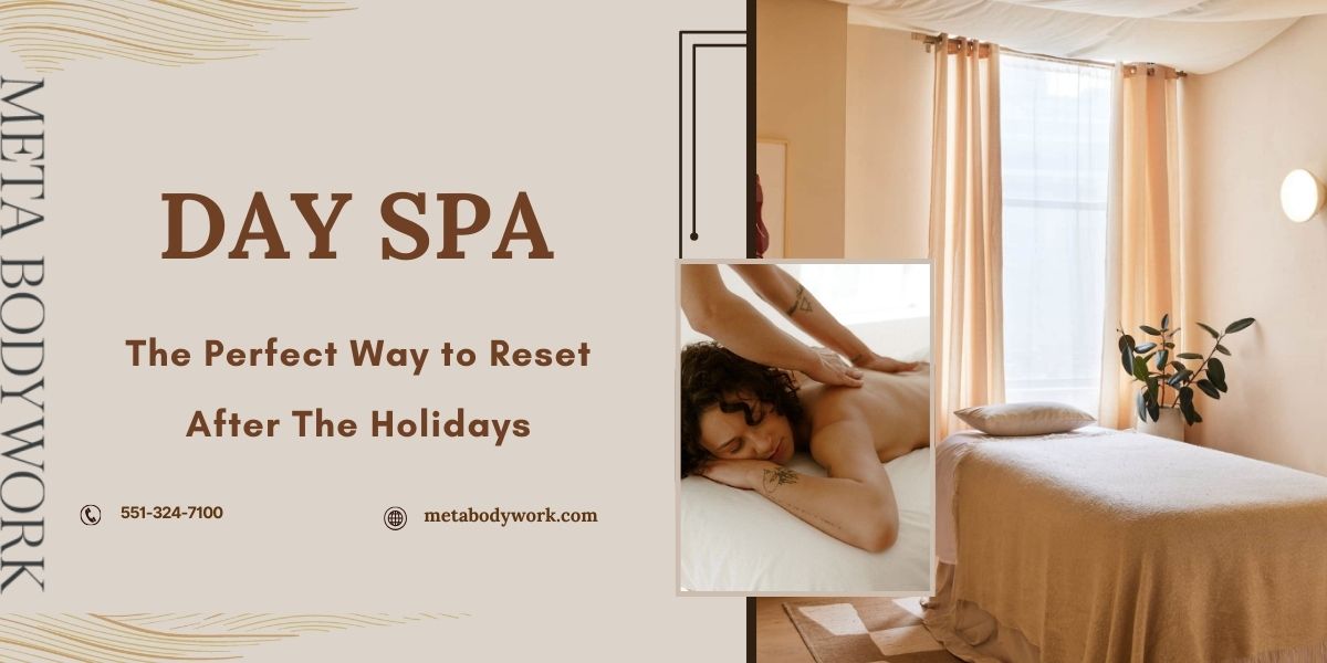 Relaxing full-body massage at a day spa helping relieve post-holiday stress and muscle tension