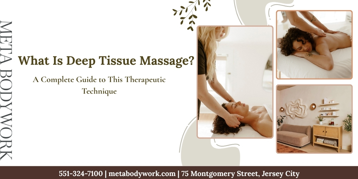 Therapist performing deep tissue massage on a client’s back