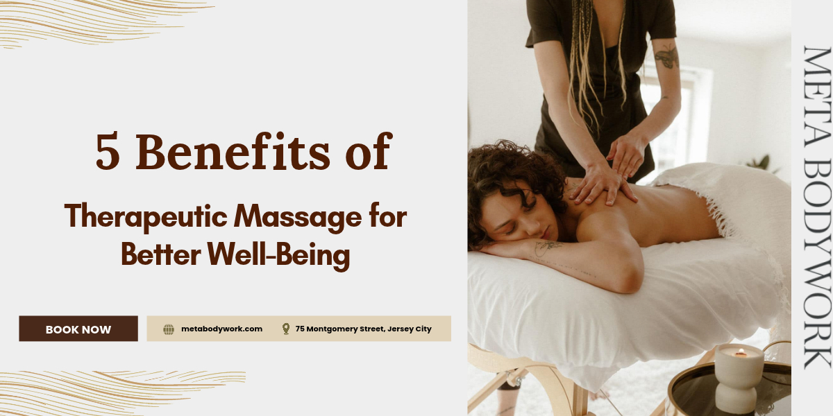Therapeutic massage session to relieve muscle tension and promote relaxation